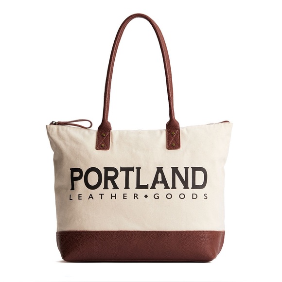 portland leather goods Handbags - Portland Leather Goods Signature Canvas Tote